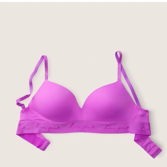 Victoria Secret PINK
Wear Everywhere Wireless Push-Up Bra BLACK 36DD Nwt - Picture 3 of 7